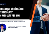 HOW TO DETERMINE VOTING SHARES  UNDER VIETNAMESE LAW