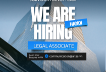 ALTAS Hà Nội Tuyển Dụng [Legal Associate (Cộng sự Luật sư)]