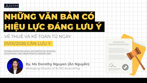 Những Văn Bản Có Hiệu Lực Đáng Lưu Ý Về Thuế Và Kế Toán Từ Ngày 01/01/2026 Cần Lưu Ý