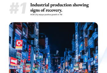 Industrial production showing signs of recovery.