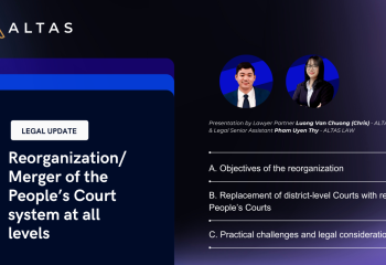 Legal Update: Reorganization/Merger of the People’s Court system at all levels