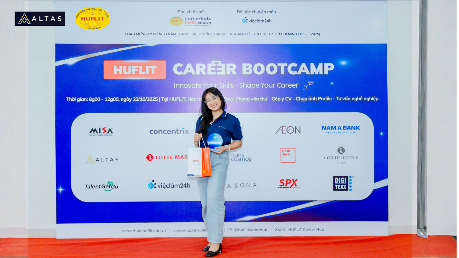 ALTAS CORP Participates in Career Bootcamp at HUFLIT: Connecting Students with Real Career Opportunities