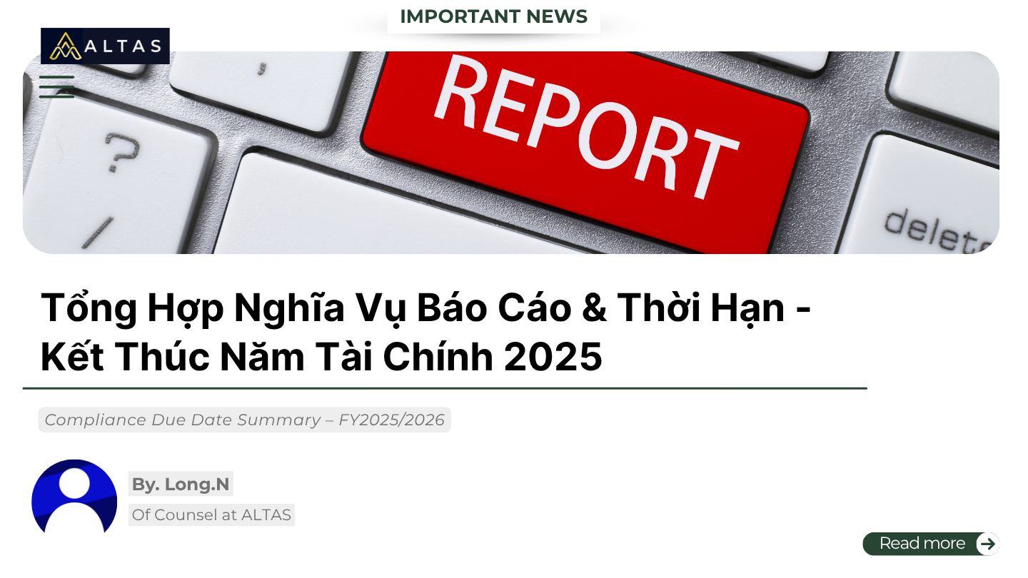 Tổng Hợp Nghĩa Vụ Báo Cáo & Thời Hạn - Kết Thúc Năm Tài Chính 2025