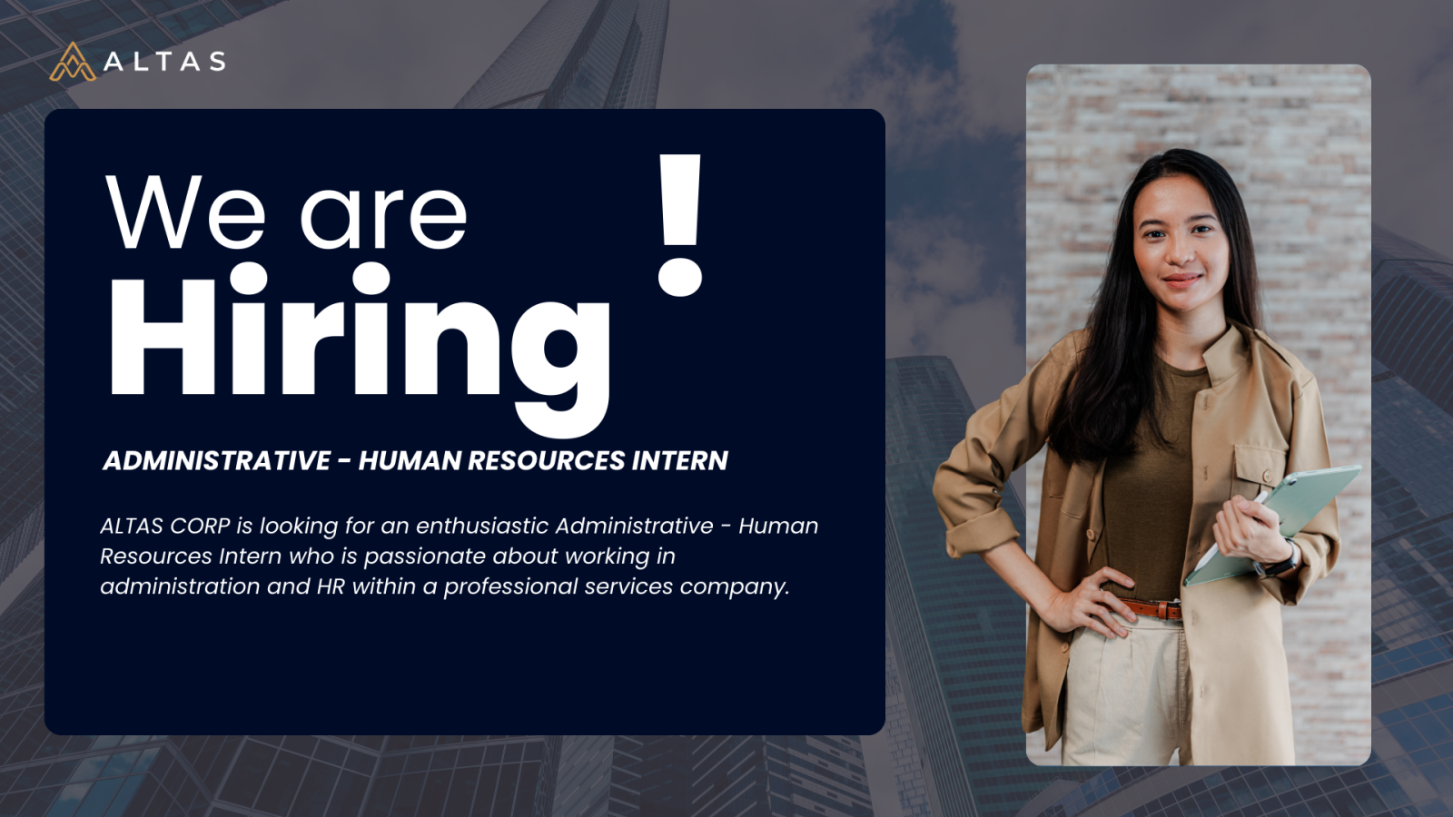 HIRING SEPTEMBER 2025: ADMINISTRATIVE - HUMAN RESOURCES INTERN