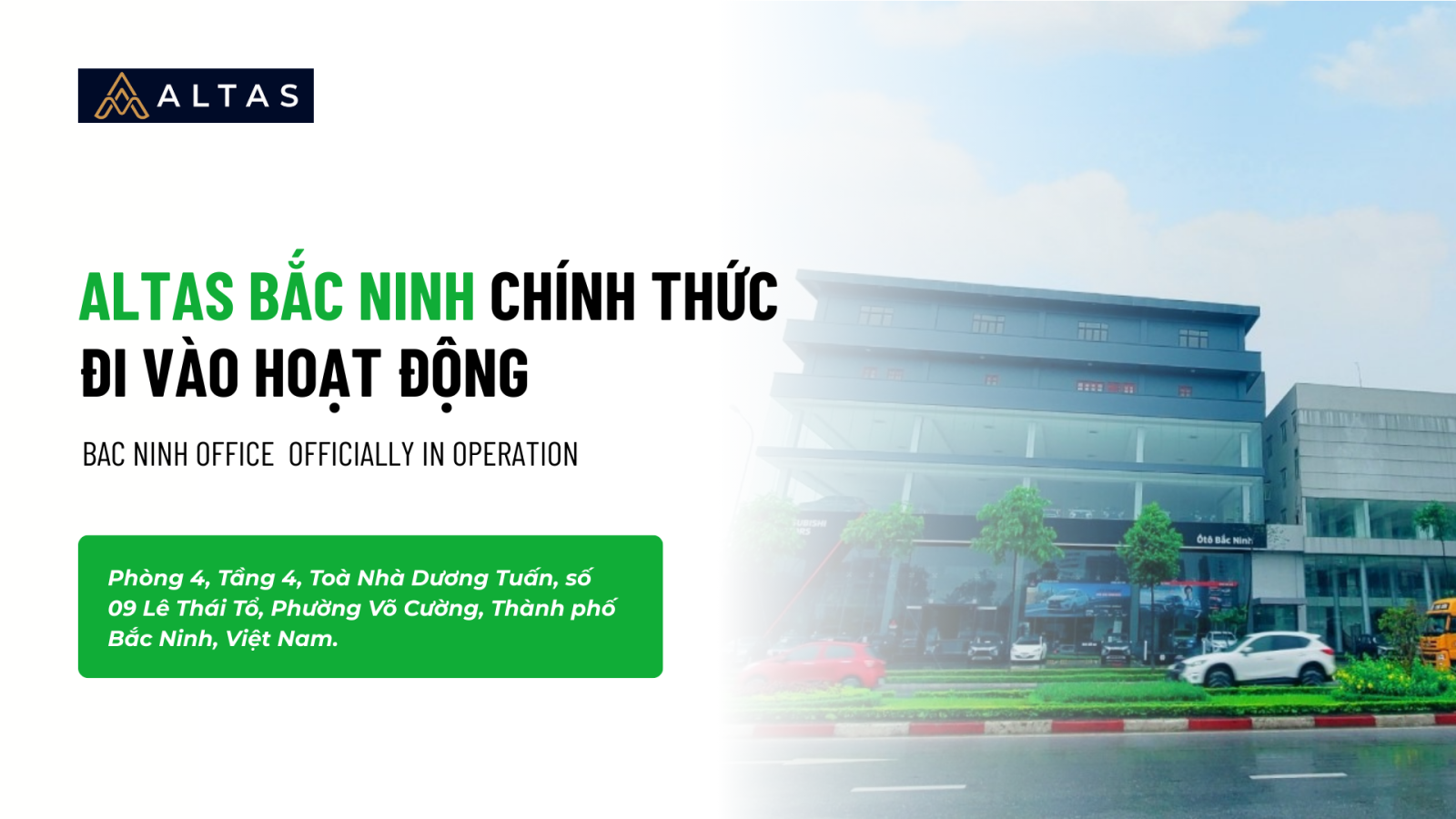 Văn Phòng Bắc Ninh Chính Thức Đi Vào Hoạt Động